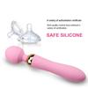 Dual Vibration Leistungsstarker Zauberstab AV Vibrator für Frau G-Punkt Massage Anal Plug Klitoris Stimulieren Erwachsene Sexspielzeug für Frauen Masturbation