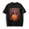 Cyber Chinese Style Cool Queen Print Top Trendy Loose Casual Daily Wear For Men And Women Pure Cotton T-shirt