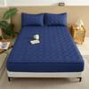 HOMZY Waterproof Mattress Topper with Elastic Band Quilted Protector Pad Bedspread Winter Mattress Cover