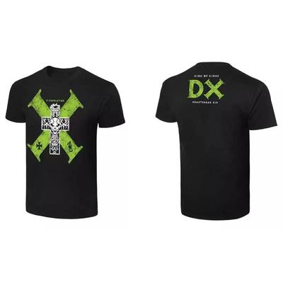 D Generation X Křížové Logo Černé Bavlněné Oboustranné Tričko Plná Velikost S Xl