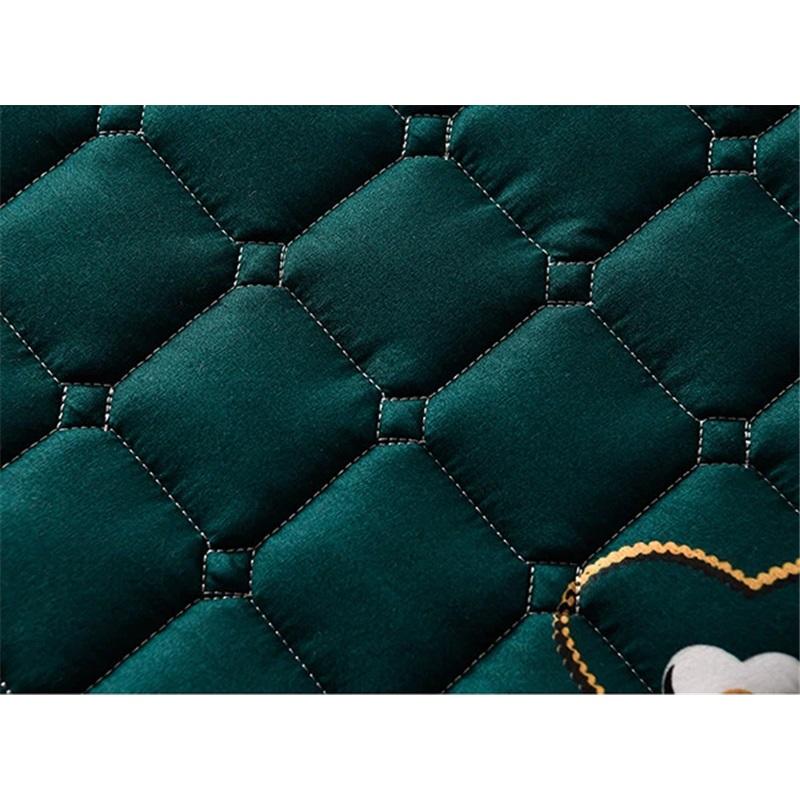 Verdickter Wasserdichter Matratzenschoner Bettbezug Anti-Rutsch Staubdicht Spannbettlaken Für Matratze Einzelstück Baumwolle Gestepptes Bettlaken