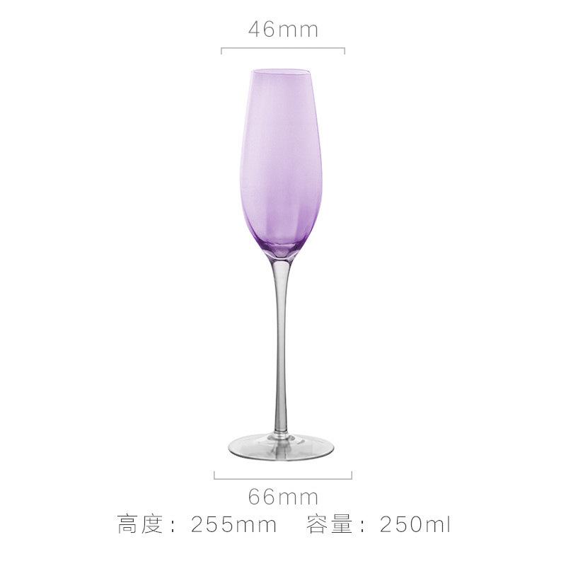 Purple Sparkling Stemless Handblown Glassware Hammered Glass Water Wine Drinkware Barware glasses