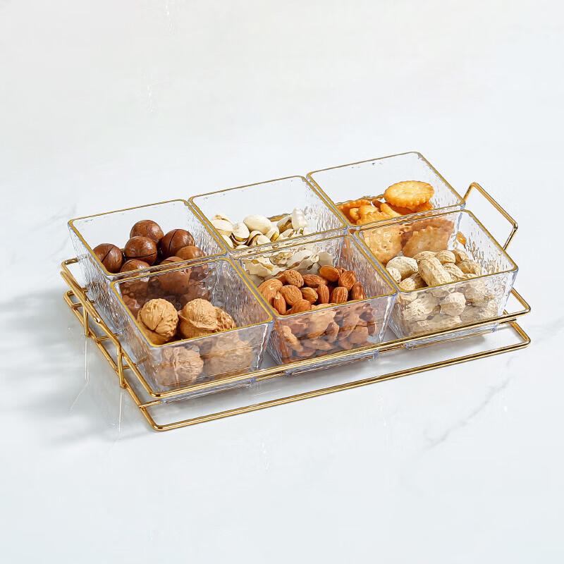Jing Zhou Yuan Acrylic Partitioned Serving Tray