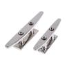 316 Stainless Steel Combo Mooring Cleat 1Pc 4 5 6 Inch 2 Hole Polished for Marine Boat Deck Use