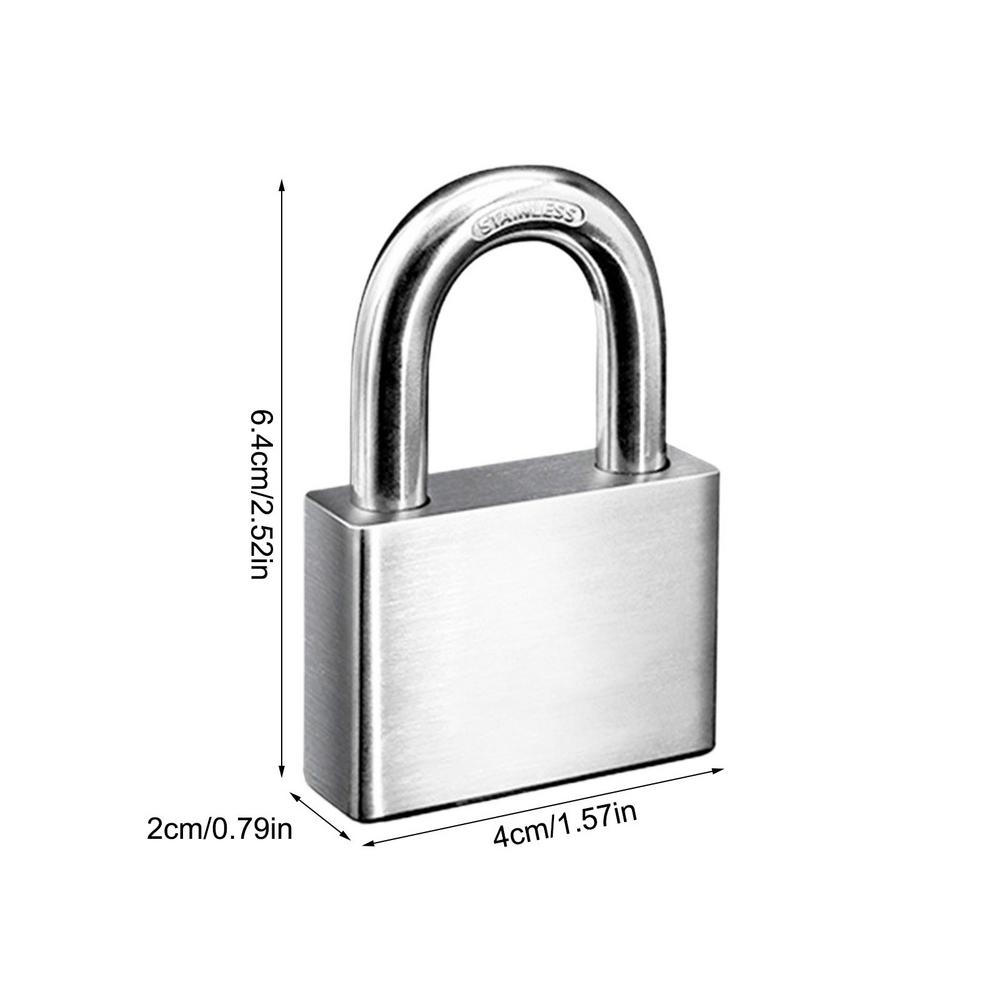 Keyed Padlock Anti-Rust Gym Locker Lock Keyed Padlock With Keys Outdoor Padlocks Keyed Alike Padlocks For Gym Locker Luggage