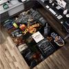 Jack Daniel's Whiskey  Carpet Office Decorative Carpet For Living Room Bedroom Door Mat Floor Rug Computer Chair Area Rug