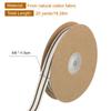 Natürliches Baumwollstreifenband Doppelseitiges Streifen-Baumwollband Natürlich mit Schwarzem Ripsband für Geschenkverpackung DIY-Bastelarbeiten