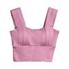 Women's Summer Sports One-Piece: Anti-Sag Yoga Vest & Fitness Bra with Elegant Gathered Back