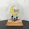1 moon star round ball night light is suitable for Ramadan, Valentine's Day and other festival decorations. It can be used as a