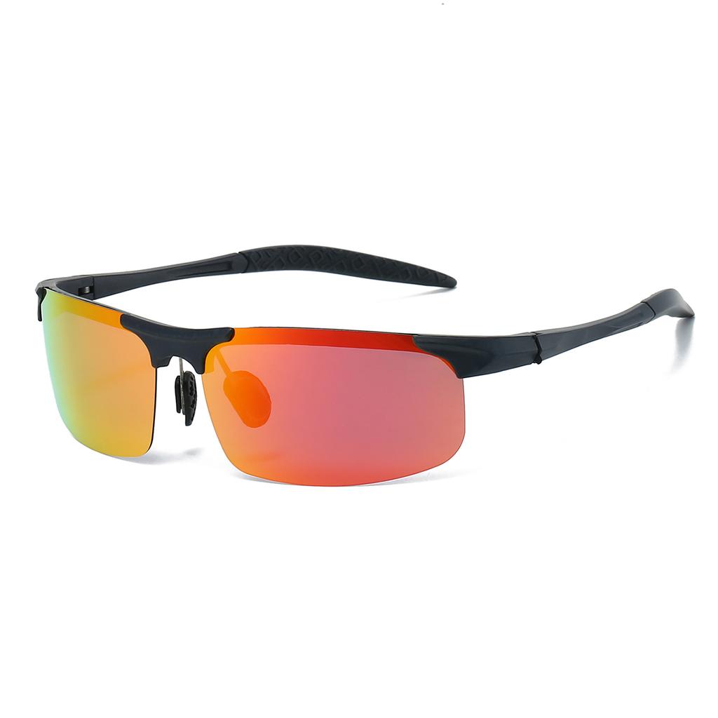 Y2k Sports Sunglasses Men New Mirror Outdoor Cycling Protective Shades Women Trendy Fashion Rimless Anti-UV Goggle