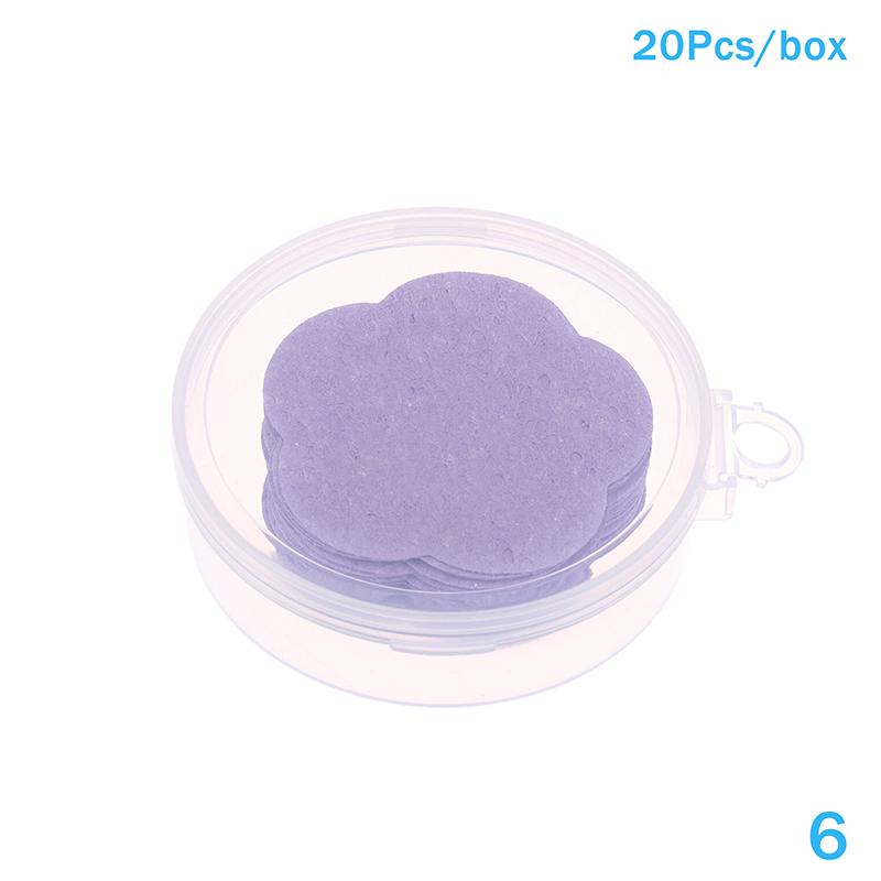 20Pcs/Box Compressed Facial Sponges Cosmetic Hydrotherapy Sponge Spa Face Pads For Daily Cleansing Makeup Removal Exfoliation
