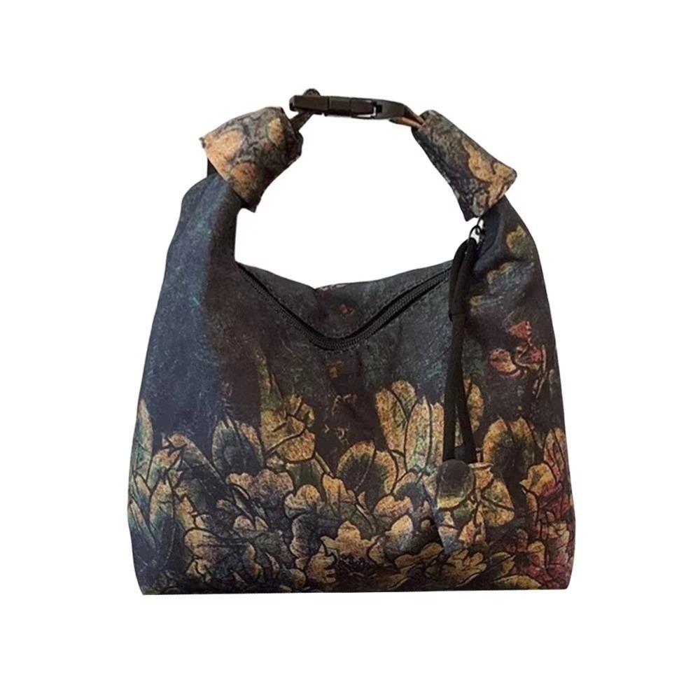 Adjustable Chinese Style Handbag Embroidered Cheongsam Bag Shoulder Bag Pea Purses  Shopping Style C