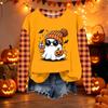 Women's Casual Long Sleeve Loose Fit Halloween Printed Sweatshirt