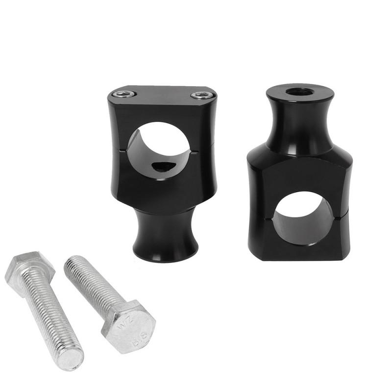 Harley-Davidson Cruiser Motorcycle Handlebar Riser Mount Adapter Elevated Stem Retro Style Upgrade