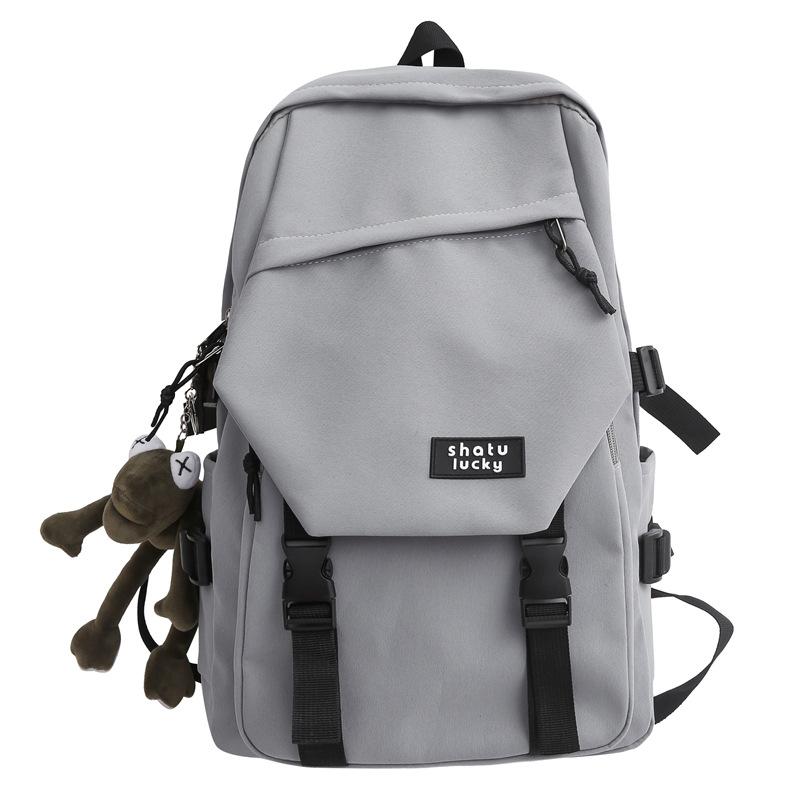 Schoolbag High School Students Junior High School Students School Bags In Large Quantities Korean Version Ins Street Backpacks Trendy School Bags