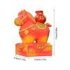 Little Horse Lucky Jade Seal Ornament Year Of The Horse Figurine Resin Good Luck Animal Sculpture For Lunar New Year Decor