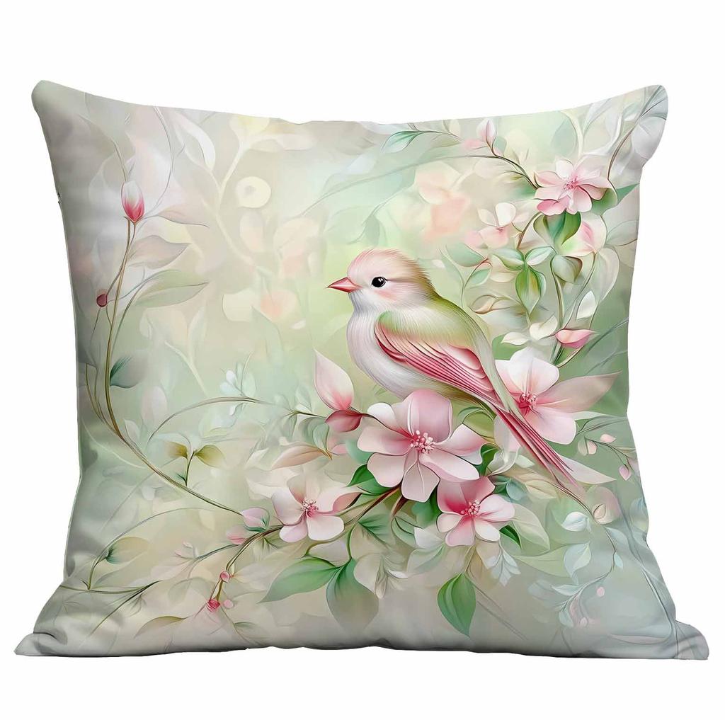 Nowa Piękna i Marzycielska Poszewka na Poduszkę w Kwiaty Domowa Poszewka na Poduszkę na Sofę