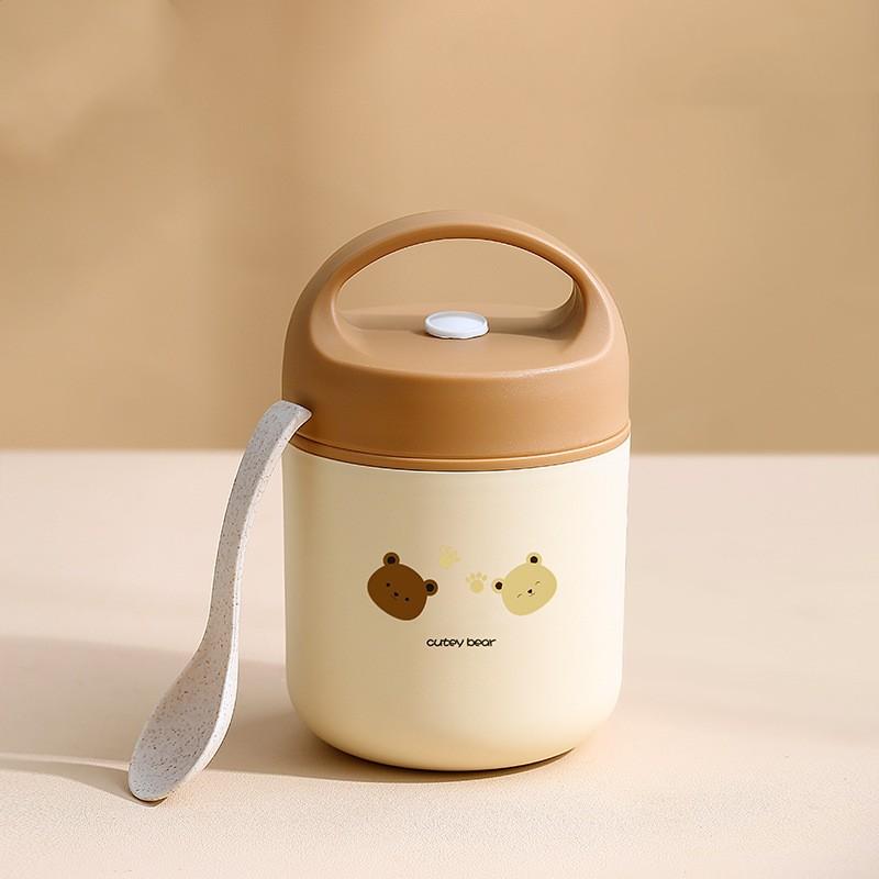 Small Exquisite Thermal Insulation Lunch Box Small Portable Soup Box Soup Cup Porridge Cup