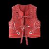 Jnleaog Summer New Arrival Women's Clothing Fashion Style French Commute Style Fashion All-Match Lace-up Accessories Cotton Vest