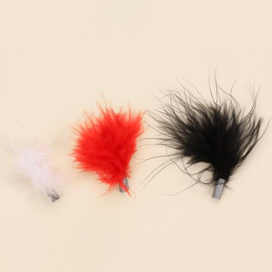 Cat Toy 8 Holes Design Replaceable Feather Intelligent Bite Resistant Automatic On/Off Relieve Boredom ABS Indoor Electric Smart Pet Cat Teaser