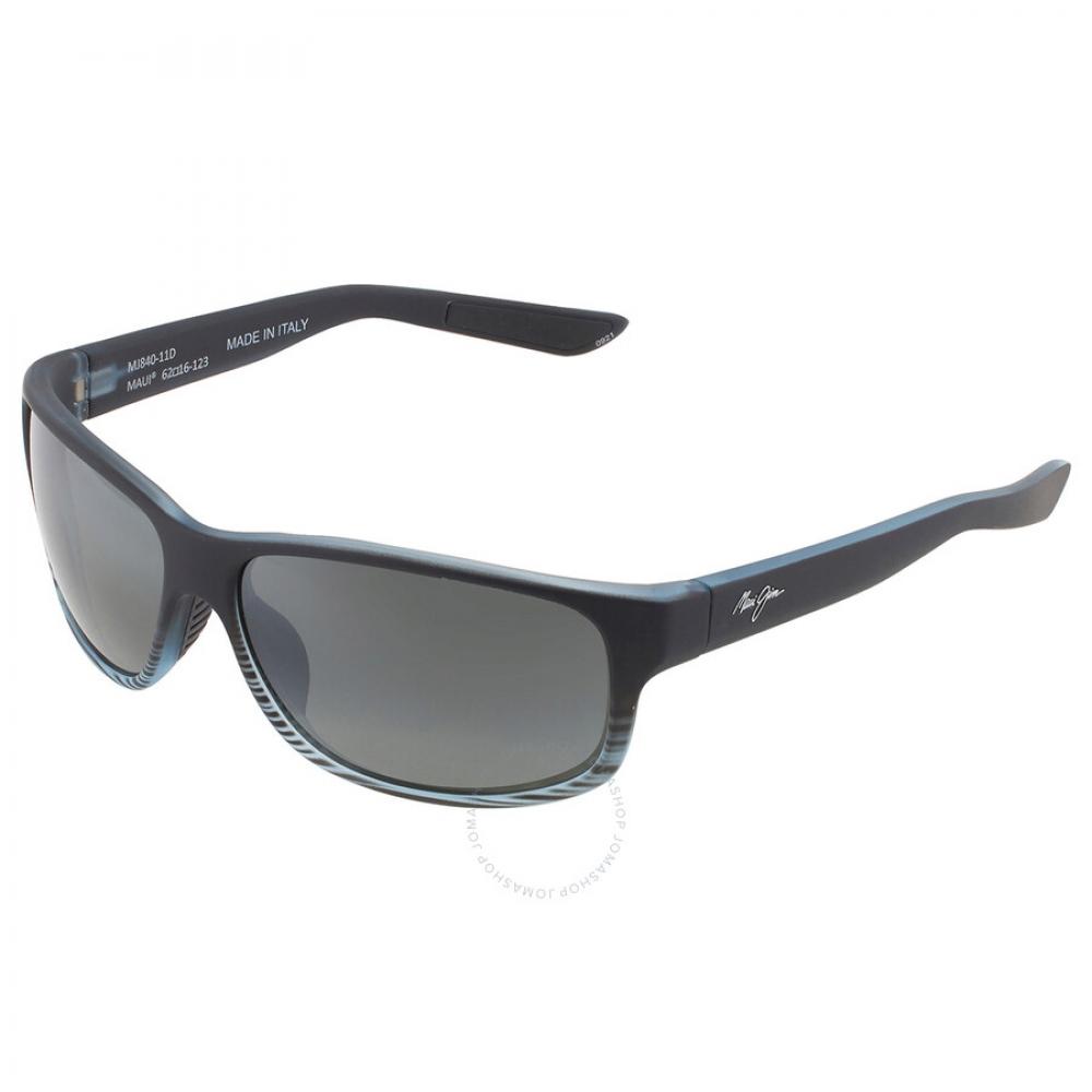 Maui Jim Kaiwi Channel Nuetral Grey Wrap Unisex Sunglasses 840 11d 62