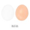 4Pcs Fall Resistant Artificial Egg Smooth Surface Plastic Realistic DIY Easter Compact Chicken Egg for Kids