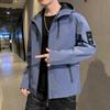 Hooded Jacket Men's Spring and Autumn Korean Trend Jacket Male Student Youth Casual Top Jacket