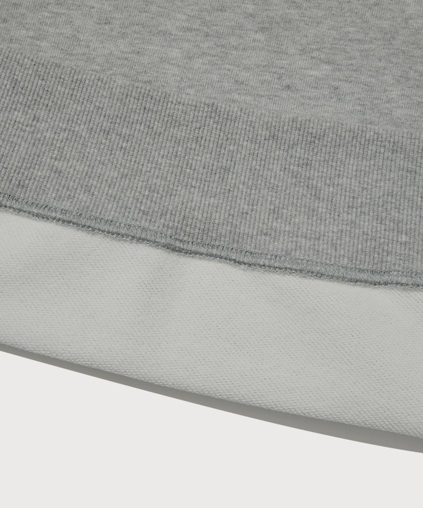 C Logo Hoodie Melange Gray