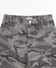 EXCONTAINER Camo Parachute Bermuda Pants (Grey Camo)