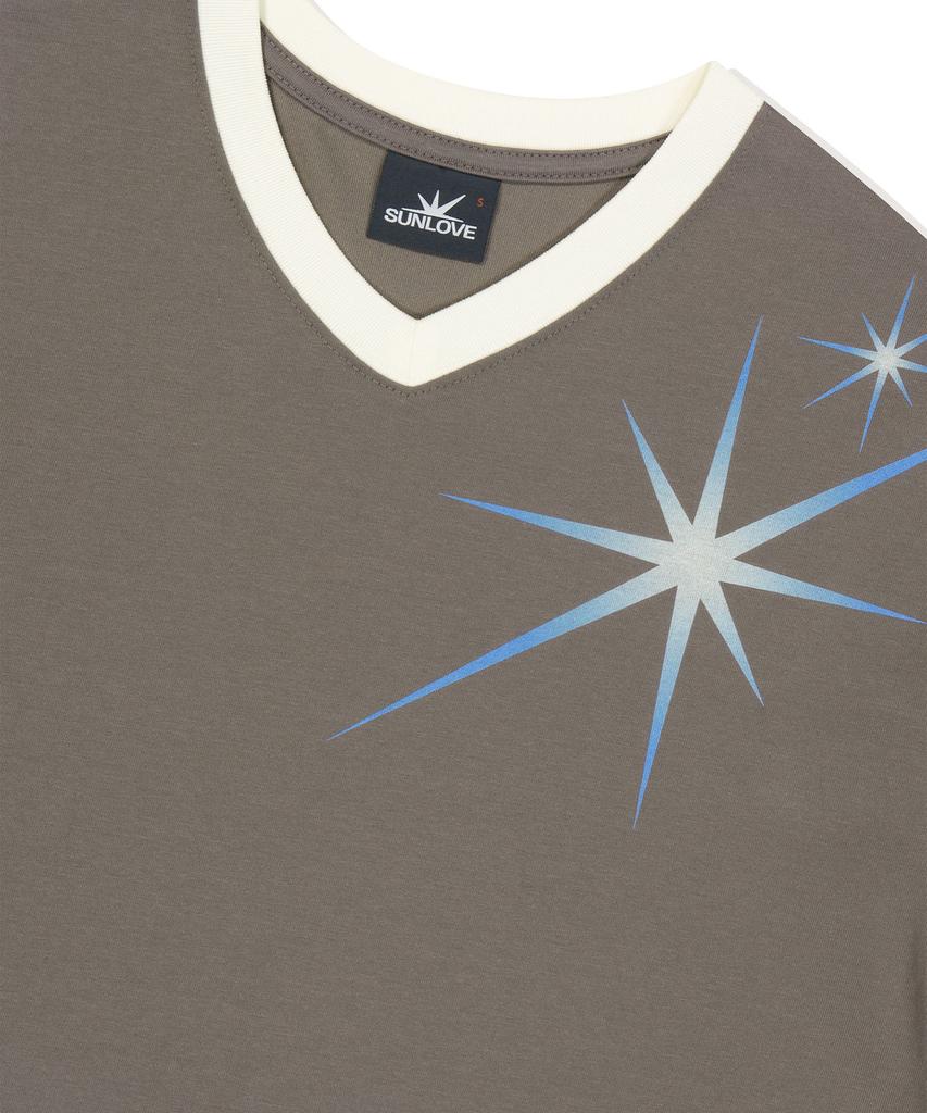 Sun Love Sparkle Tee Taupe