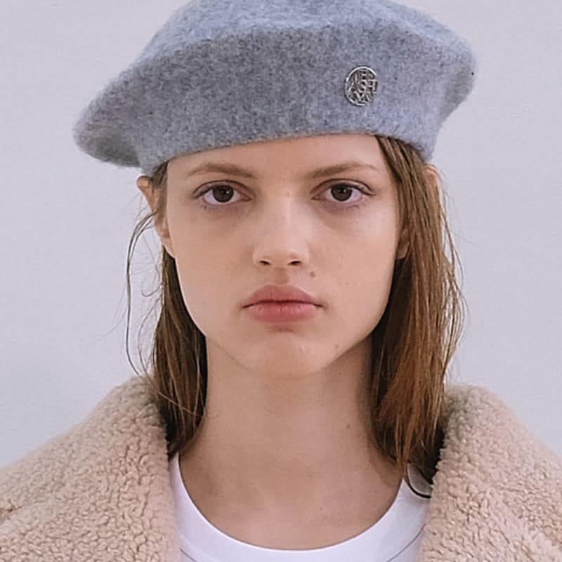 THE ASHLYNN GLORIA II logo WOOL BERET (5 COLORS)