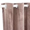 vidaXL Verdunkelungsvorhang mit Metallösen Samt Antik-Rosa 290x245 cm