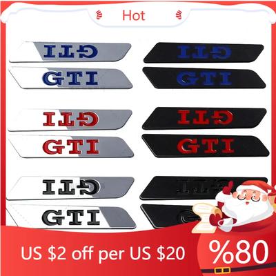 2026 Neu Für VW VOLKSWAGEN für Volkswagen VW GTI MK5 Passat Polo Golf 3 Jetta Tiguan Käfer Touran Metall Auto Seitenemblem Kotflügel zq2