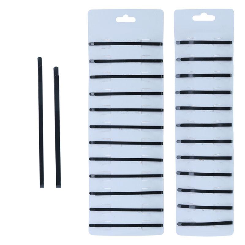 

Extended Pure Black Straight Hair Clips Steel Hair Clips Black Large and Small Bow Clips Side Clips Bangs Clips Hair Clips 24003925#