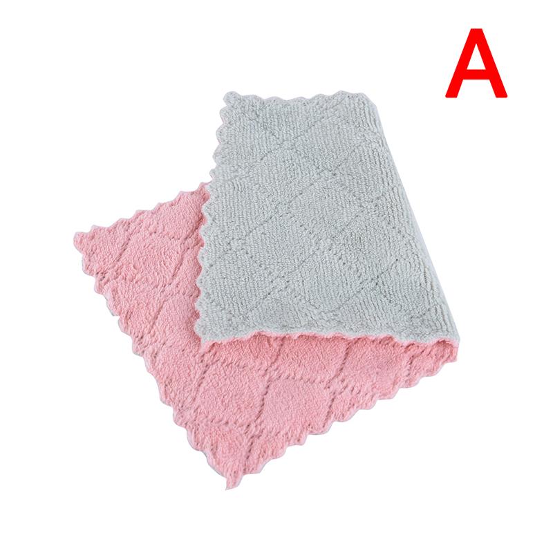 1Pc Super Absorbent Microfiber Kitchen Dish Cloth Household Cleaning Towel
