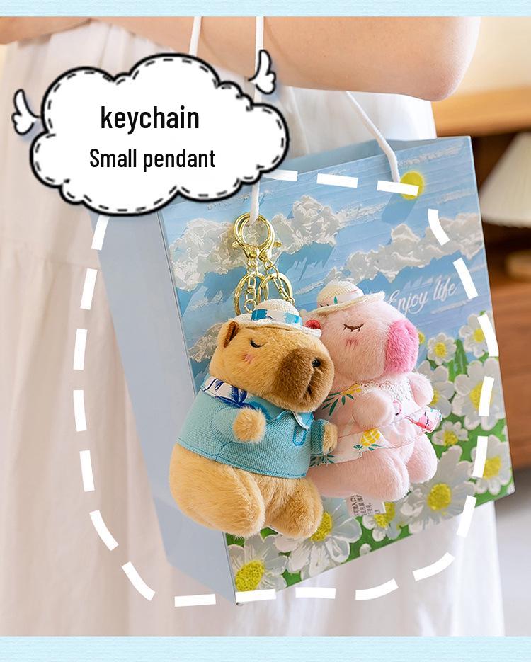Adorable Capybara & Bear Plush Toy - Perfect Birthday Gift