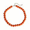 Simple Acrylic Necklace Colorful Design Handmade Beads Necklace Beaded Choker Necklace  Gift