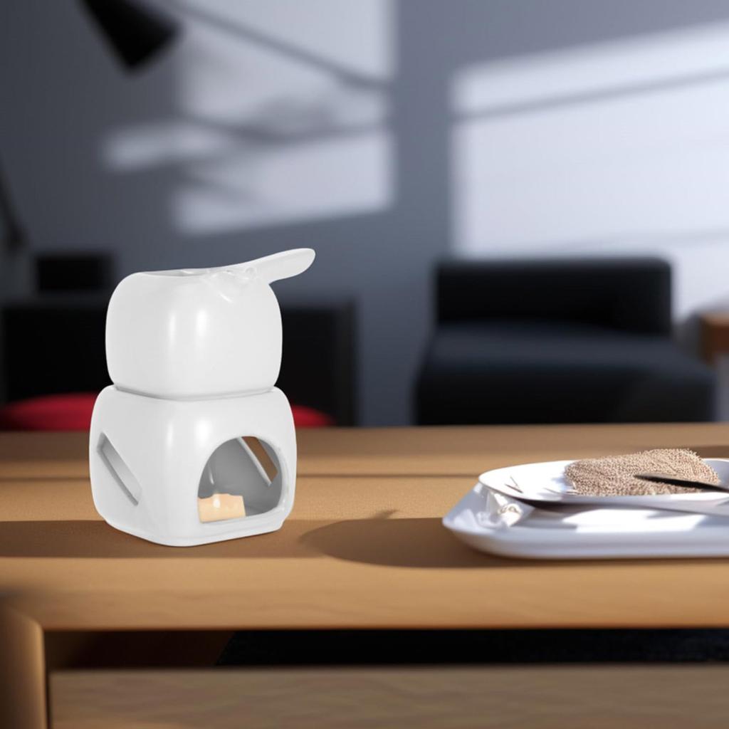 Bruciatori di oli essenziali per aromaterapia efficienti Scioglitore per cioccolato Scalda burro Design in ceramica Arredi per atmosfere rilassanti