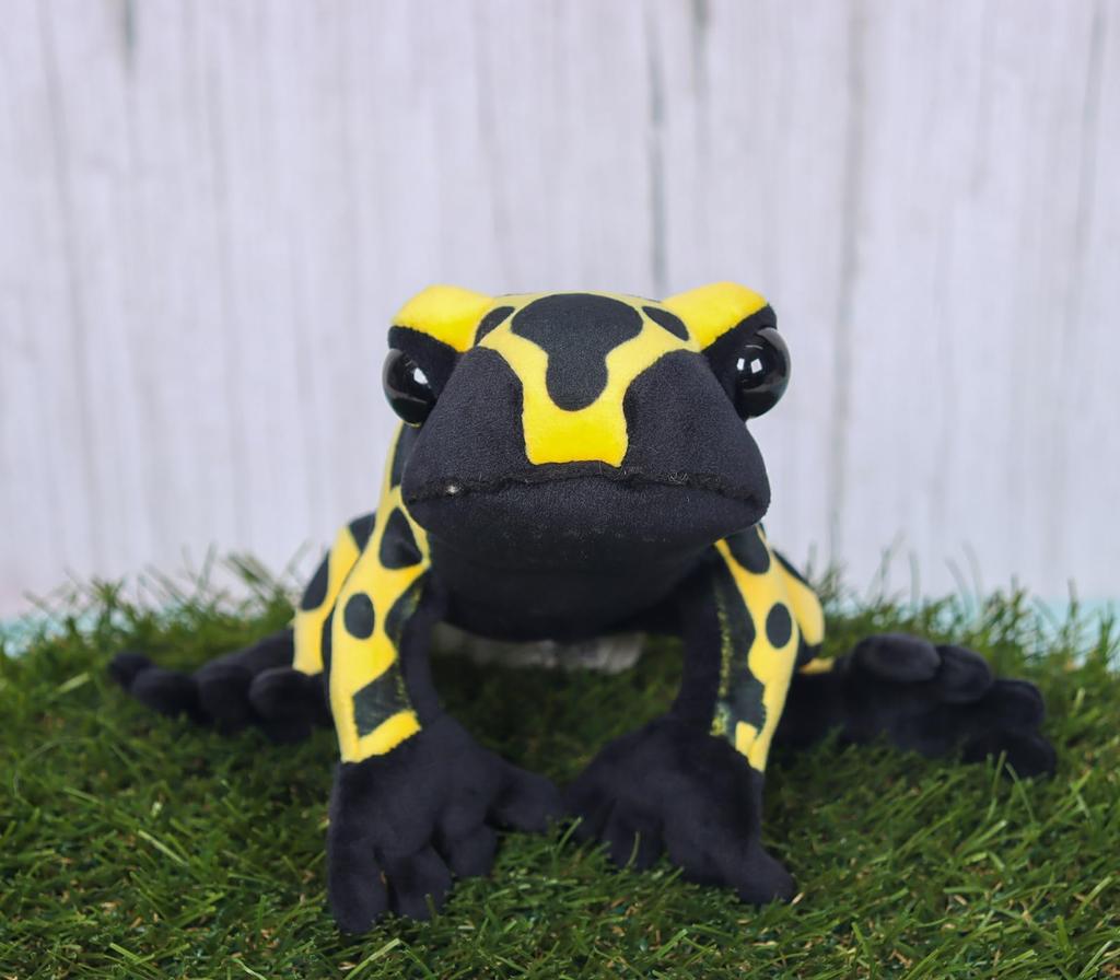 Takeoff Plush Toy Poison Dart Frog - Yellow-banded (S)