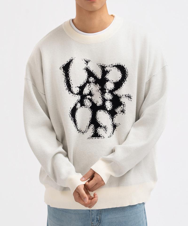 UNDEROFF Under Smoke Jacquard Knit Black