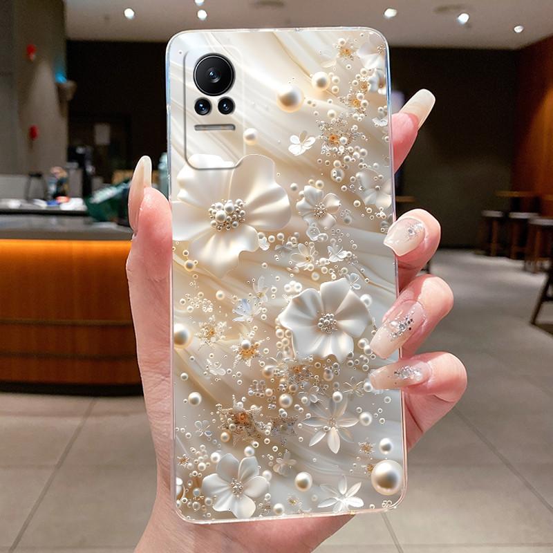 Phone Case For Xiaomi Civi 1 1S 5G Casing Clear Fashion Butterfly Flowers Soft TPU Silicone Cover For Xiaomi Civi1 Civi1S Case