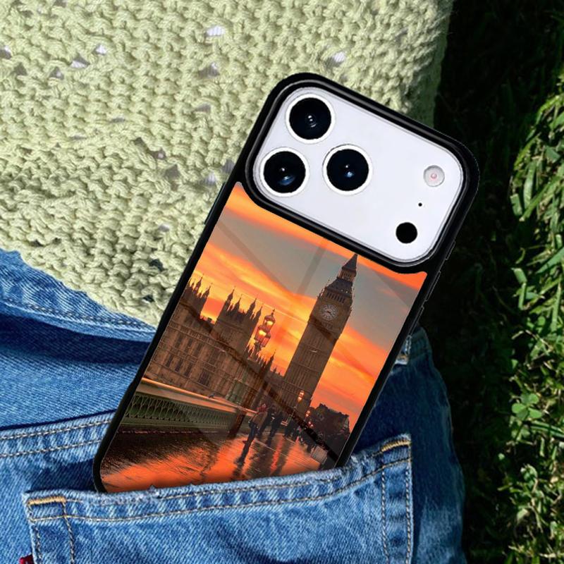 London Bus England Big Ben mobile phone case Compatible with IPhone 17 16 15 14 13 12 11Pro Max 17 Air cover