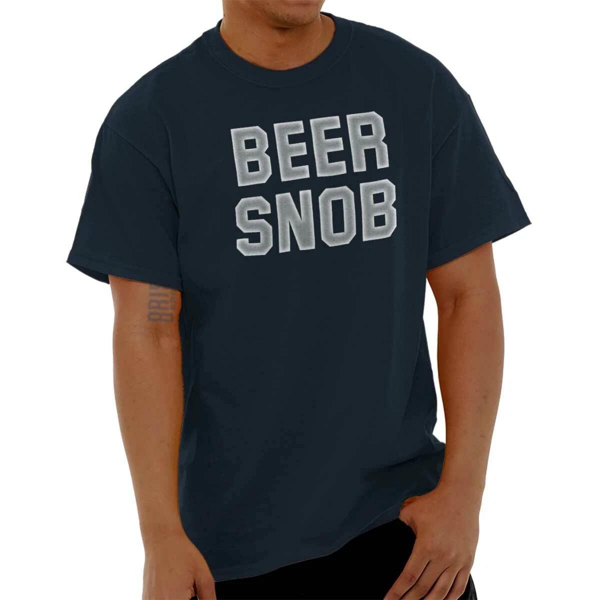 Funny Sarcastic IPA Humor Beer Snob Joke Womens or Mens Crewneck T Shirt Tee XS