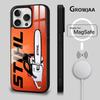 Чохол для телефону S-STIHLs Логотип бензопили Магнітний Для iPhone 16 15 14 13 12 11 Pro Max Plus Mini Magsafe Бездротова зарядка Обкладинка