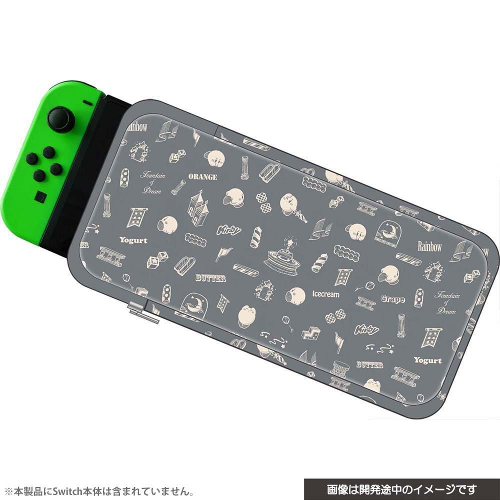 Kirby of the Stars Soft Pouch for Nintendo Switch, Gray