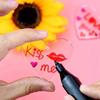 Bulk Blank Acrylic Heart Ornaments Clear Transparent Hanging Pendants with Hole for Valentine's Day Wedding Decorations
