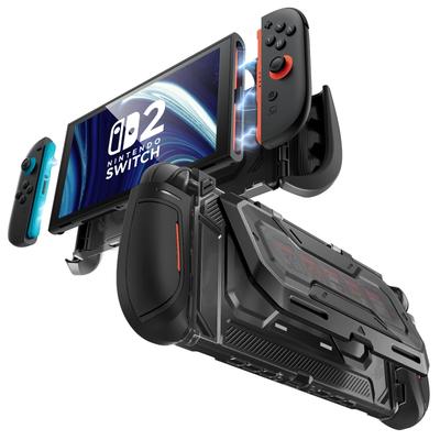 Mumba Case for Nintendo Switch Ergonomic Design with Flip Holds 5 Game Cards 2 TF Rotating Compatible with Controllers 2, 2025mm, Dustproof,