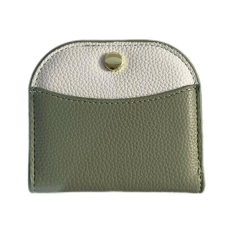 New Women's Small Wallet Mini Solid Color Versatile Change Bag Color Matching Large Capacity Simple Fashion Wallet