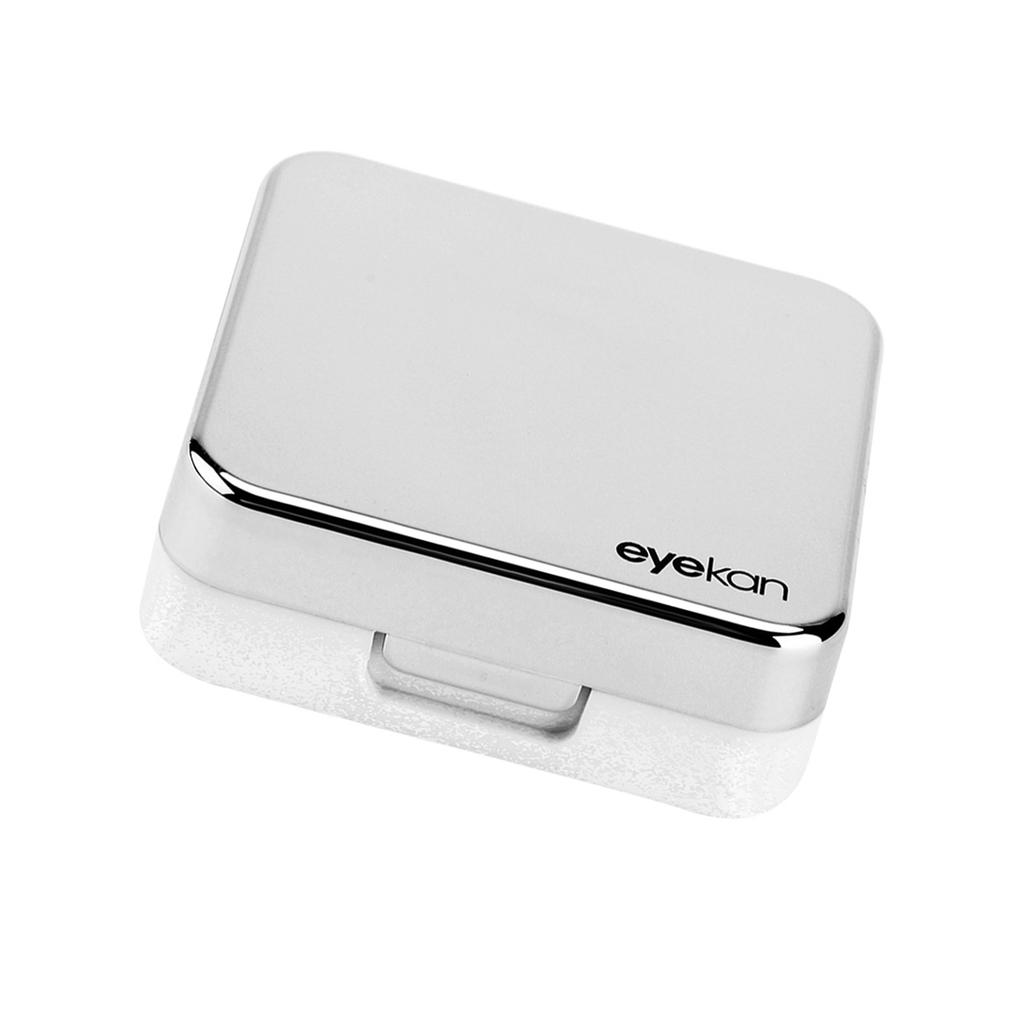 Reflektierende Abdeckung für Kontaktlinsenbehälter, niedliche, hübsche Reiseset-Box