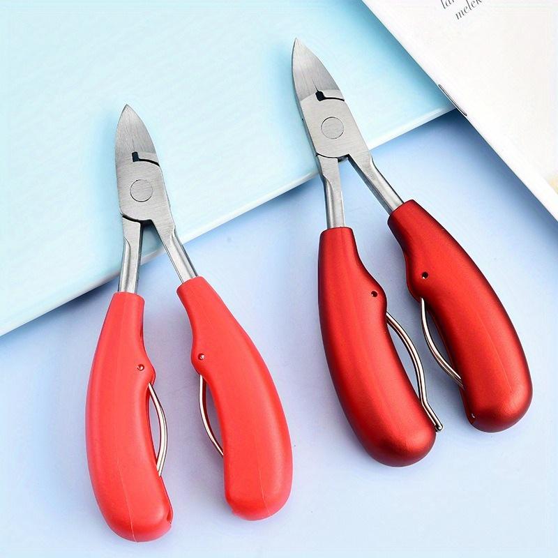 Edelstahl Nagelknipser Nagelrillenmesser Scharfe Spitze Nagelknipser Adlernasen-Zange Zehenknipser